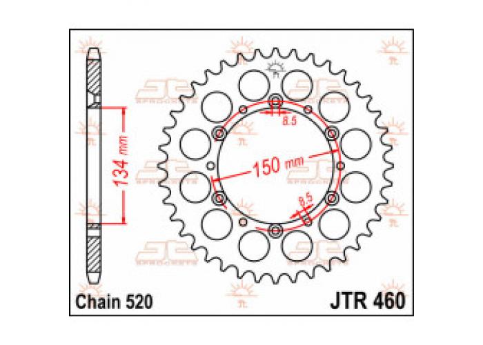 Pinion spate otel JT Sprockets 520 Z52