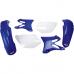 Kit plastice Yamaha YZ 125-250 2002-05, albastru/alb, culoare OEM