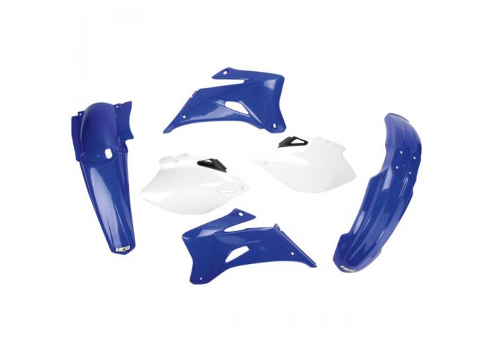 Kit plastice Yamaha YZF250-450 2006-09, albastru/alb, culoare OEM