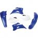 Kit plastice Yamaha YZF250-450 2006-09, albastru/alb, culoare OEM