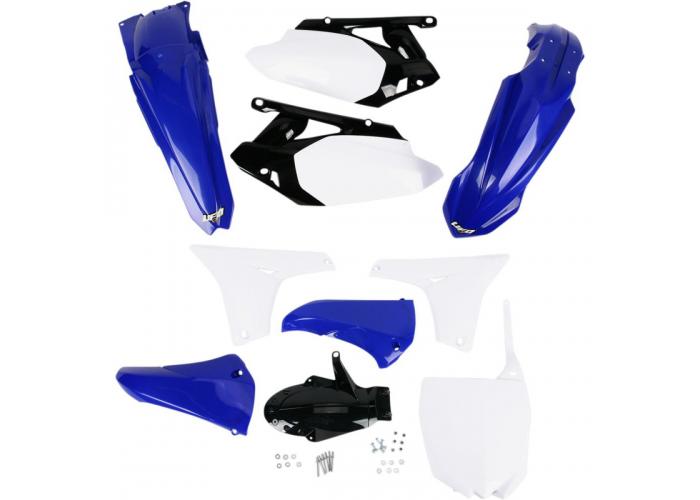 Kit plastice Yamaha YZF 450 11, albastru/alb, culoare OEM