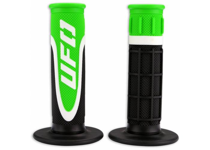 Mansoane motocross Ufo Axiom, negru/verde