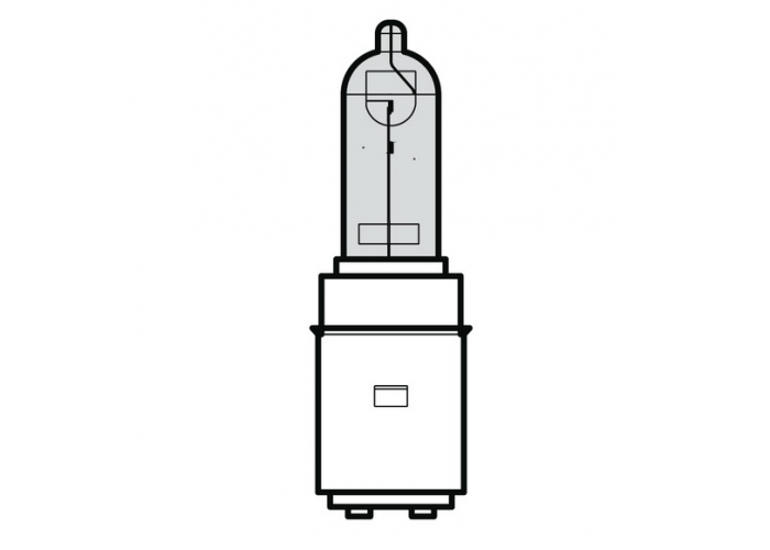 Bec far halogen 12V35/35W BA20D , lumina alba