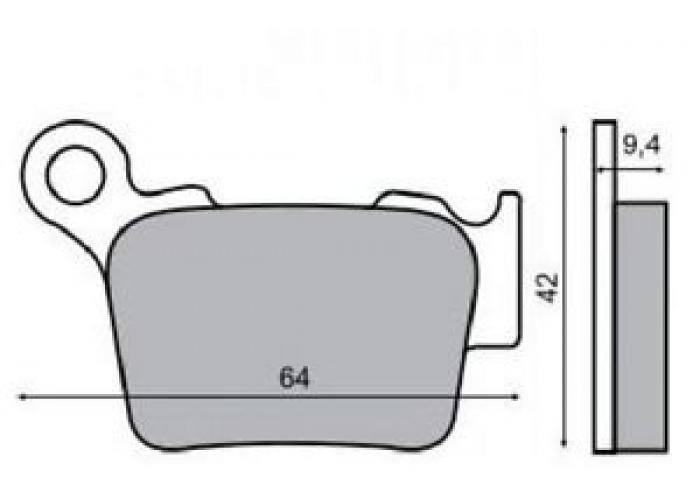 Placute frana (Sinter) KTM SX/XC 450/505/525