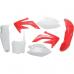 Kit plastice Honda CRF 250 2009, alb/rosu, culoare OEM