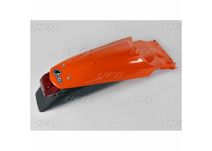 Aripa spate+suport numar KTM 660-640 supermoto portocalie