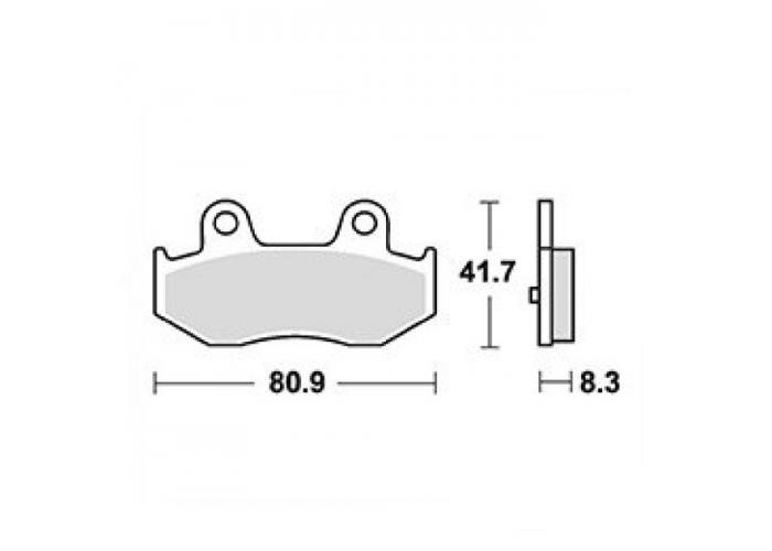 Placute frana TRW Lucas MCB746