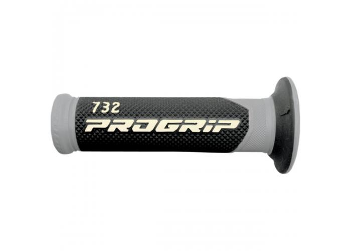 Mansoane  Progrip 732- capat inchis; ghidon 22mm;  L 125mm Culoare Negru/Gri