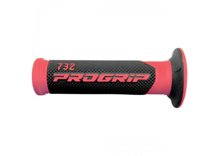 Mansoane  Progrip 732- capat inchis; ghidon 22mm;  L 125mm Culoare Negru/Rosu