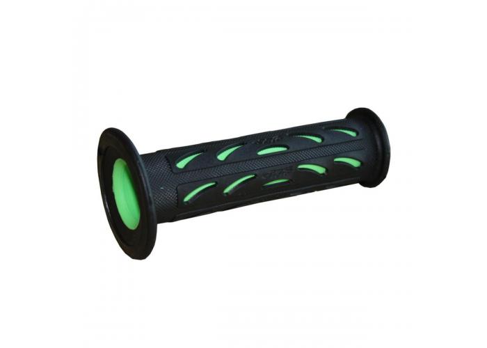 Mansoane sportbike Progrip - capat inchis; ghidon 22mm; L 125mm Culoare Negru/Verde