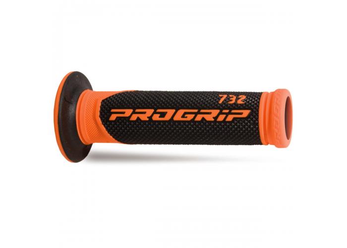 Mansoane  Progrip 732- capat deschis; ghidon 22mm;  L 125mm Culoare Negru/Portocaliu fosforescent