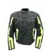 Geaca Moto Textil kalifornia king cu protectii culoare Negru/Verde marimea L