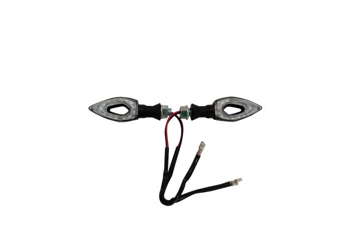 Set semnalizari cu led , cerc culoare negre