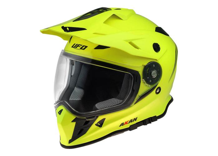 Casca enduro UFO Akan Adventure, culoare verde , marime M (57-58cm)