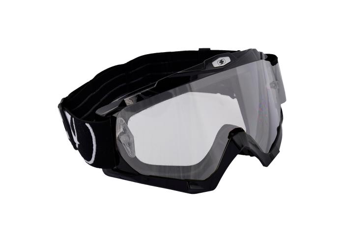 Ochelari motocross Oxford Assault Pro Goggle, culoare negru