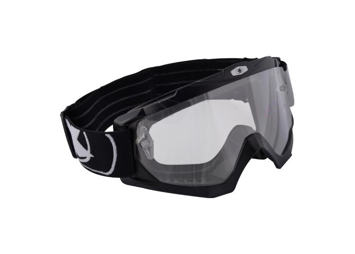 Ochelari motocross Oxford Assault Pro Goggle, culoare negru mat