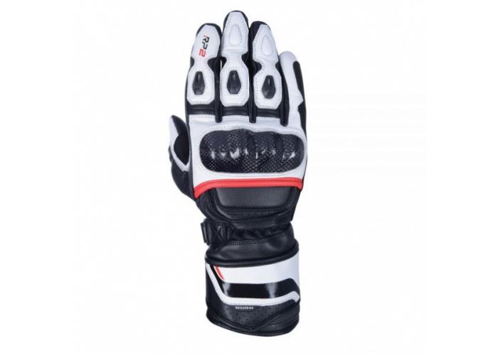Manusi piele Oxford RP-2 2.0 Sports Gloves Stealth, negru/alb/rosu, XL