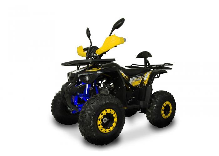 ATV KXD 4T 125cc 006 Mars Roti de 8" culoare albastru/galben