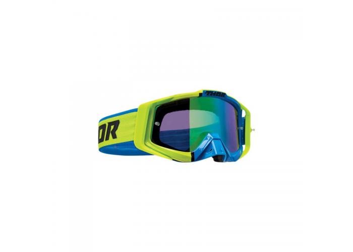 Ochelari Atv/Cross THOR Sniper Pro Albastru/Galben Fluo