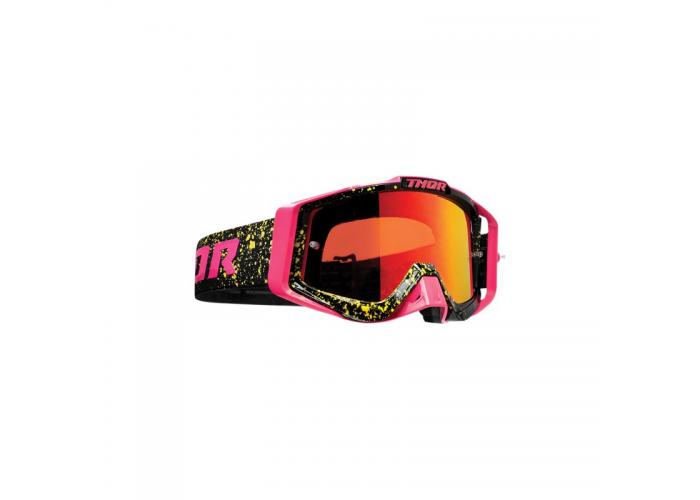 Ochelari Atv/Cross THOR Sniper Pro Negru/Roz/Galben