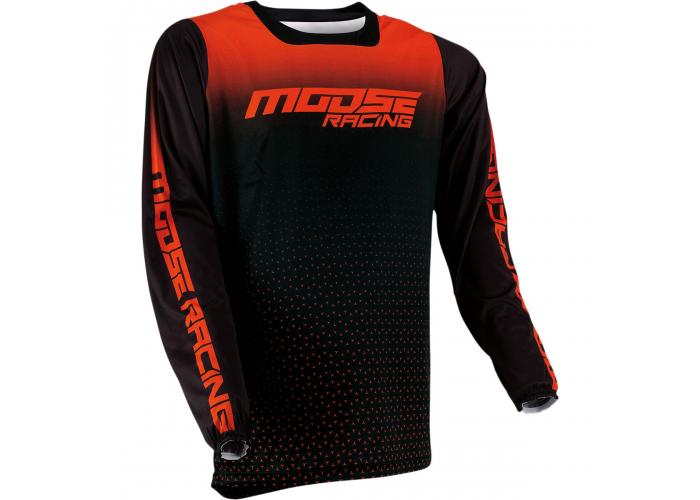 Tricou motocross Moose Racing M1 culoare Negru/Portocaliu marime M