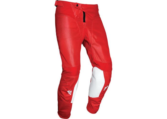 Pantaloni Thor Pulse Air Rad, Alb/Rosu, 34