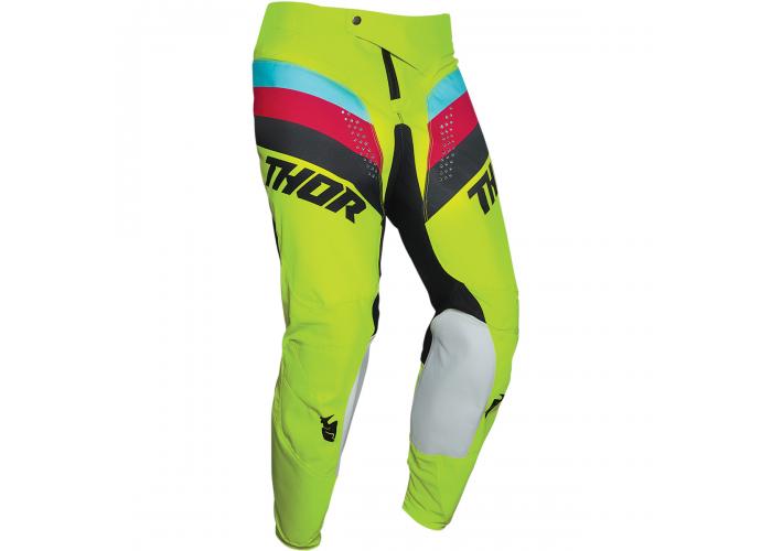 Pantaloni copii motocross Thor Pulse Racer culoare Multicolor marime 18