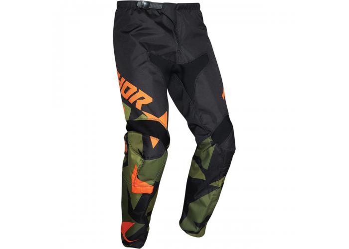 Pantaloni copii motocross Thor Youth Sector Warship culoare Multicolor marime 26