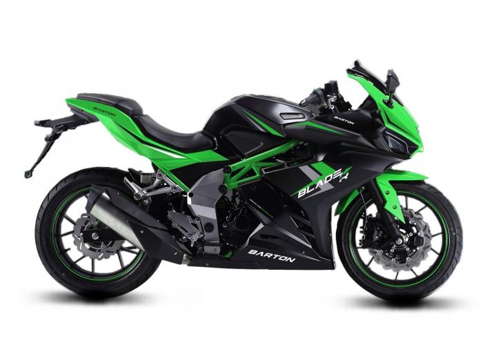 Motocicleta Barton Blade-R 125cc, culoare negru/verde