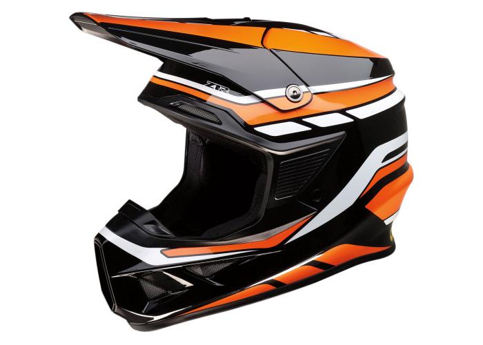 Casca Atv/Cross Z1R F.I., marimea L, culoare negru/portocaliu