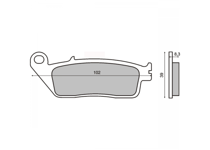 Placute frana sinter Honda CBR 250 R fata