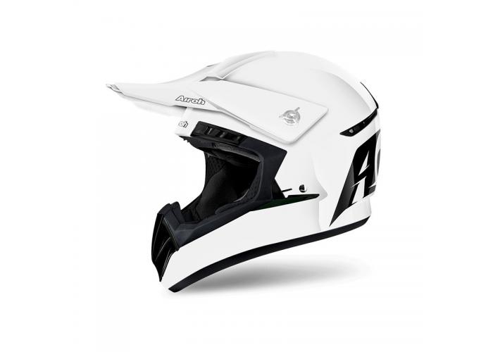 Casca motocross/enduro Airoh Switch Color, marime S, culoare alb/negru