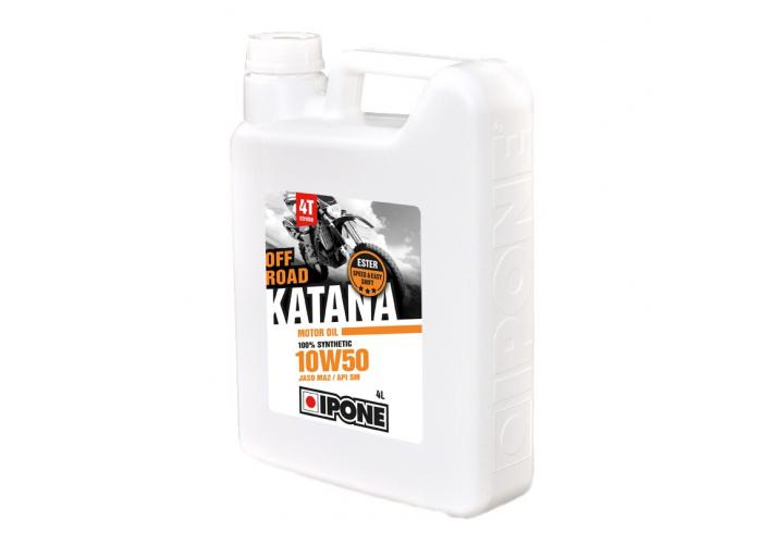 Ulei moto 4T Ipone Katana Off Road 10W50 100% Sintetic  ESTER - JASO MA2 - API SM, 4L