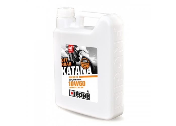 Ulei moto 4T Ipone Katana Off Road 10W60 100% Sintetic  ESTER - JASO MA2 - API SM, 4L