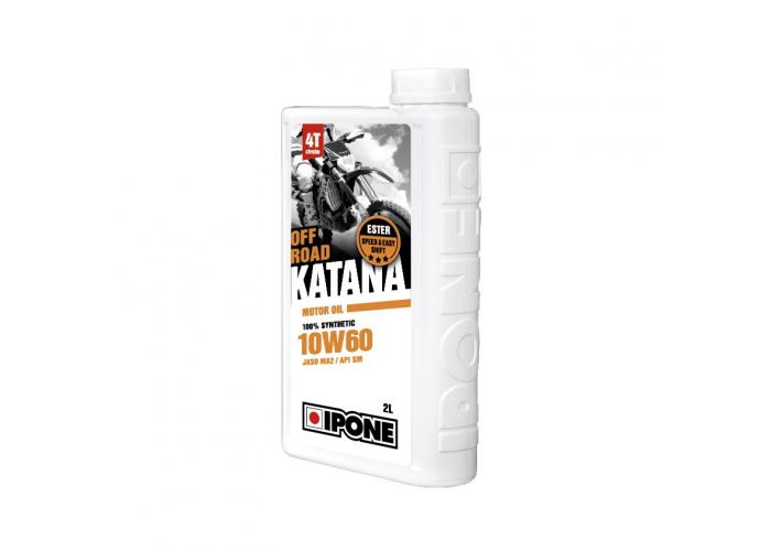 Ulei moto 4T Ipone Katana Off Road 10W60 100% Sintetic  ESTER - JASO MA2 - API SM, 2L