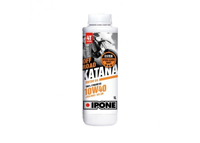 Ulei moto 4T Ipone Katana Off Road 10W40 100% Sintetic ESTER - JASO MA2 - API SM, 1L