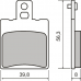 Placute frana Malaguti Ciak 125-150 '00-'06 /F18 '00-'02 /Leonardo 125-150 '99