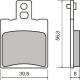 Placute frana Malaguti Ciak 125-150 '00-'06 /F18 '00-'02 /Leonardo 125-150 '99