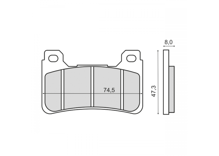 Placute frana sinter Honda CBR 600 RR fata