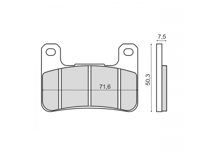 Placute frana sinter Kawasaki Z 1000 ABS fata