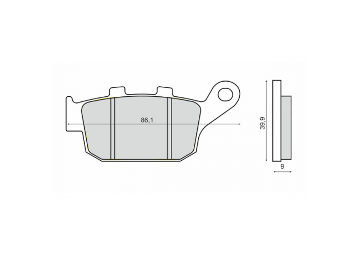 Placute frana sinter Honda CBR 650F