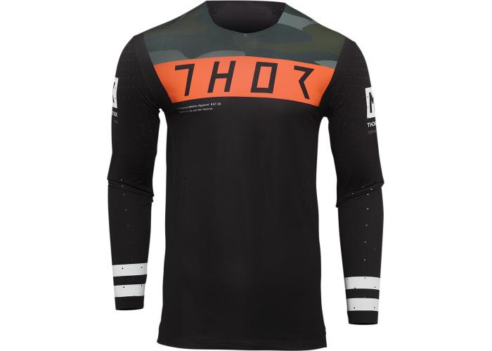 Tricou atv/cross Thor Prime Status, culoare negru/camo, marime XL