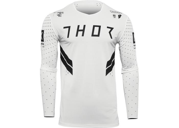 Tricou atv/cross Thor Prime Hero, culoare alb/negru, marime 2XL