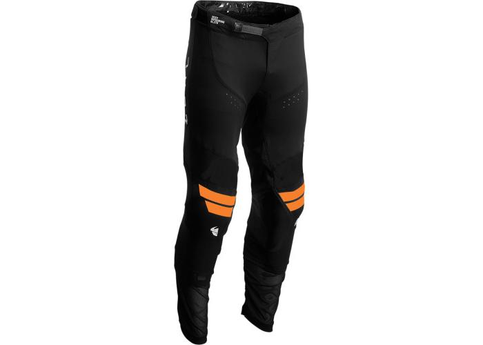 Pantaloni atv/cross Thor Prime Hero, culoare negru/portocaliu, marime 40