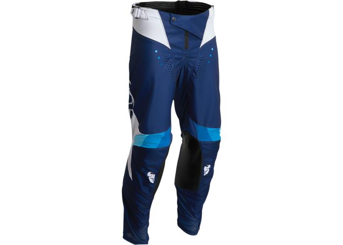 Pantaloni atv/cross Thor Pulse React, culoare bleumarin/alb, marime 42