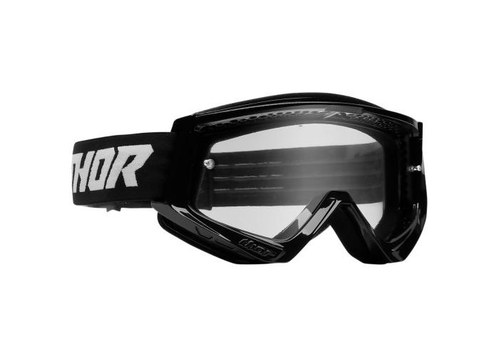 Ochelari Atv/Cross Thor Combat culoare negru/alb