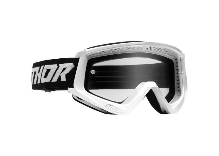 Ochelari Atv/Cross Thor Combat culoare alb/negru