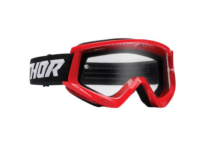 Ochelari Atv/Cross Thor Combat culoare rosu/negru