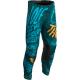 Pantaloni atv/cross copii Thor Pulse Counting Sheep, culoare turcoz/portocaliu, marime 20