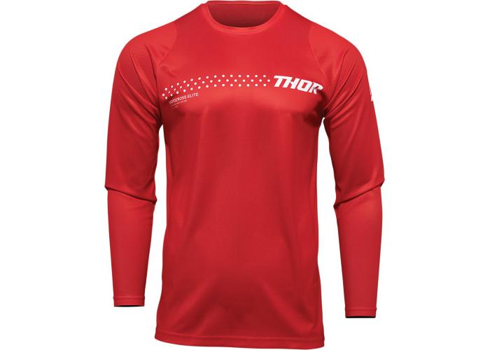 Tricou atv/cross copii Thor Sector Minimal, culoare rosu, marime L